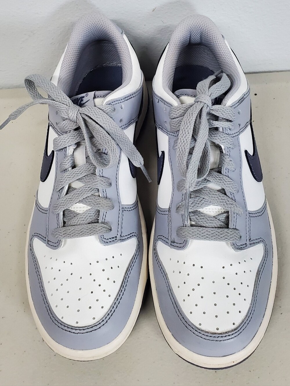 Nike Dunk Low Retro SE White Light Carbon US 5.5 Youth Athletic Tennis Shoes - Picture 4 of 11